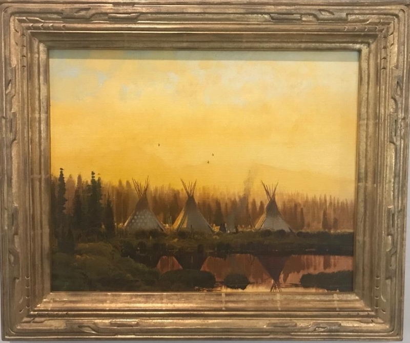 Original Painting, A Mountain Camp by Nicholas Coleman