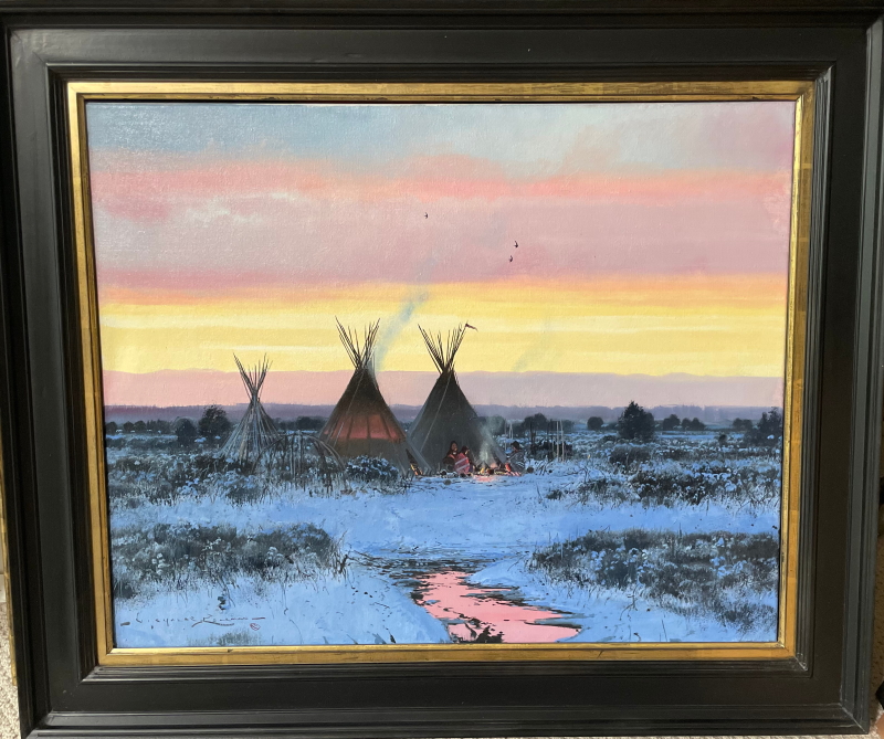 Original Painting, Evening Near Salt River by Nicholas Coleman