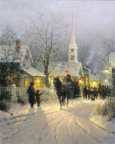 The Village Carolers by G. Harvey by G. Harvey
