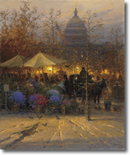Vendors on the Avenue by G Harvey
