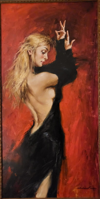 Original Painting, Dance Avec Moi by Andrew Atroshenko