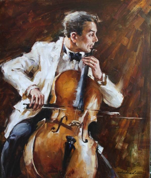 Original Painting, Bassline by Andrew Atroshenko