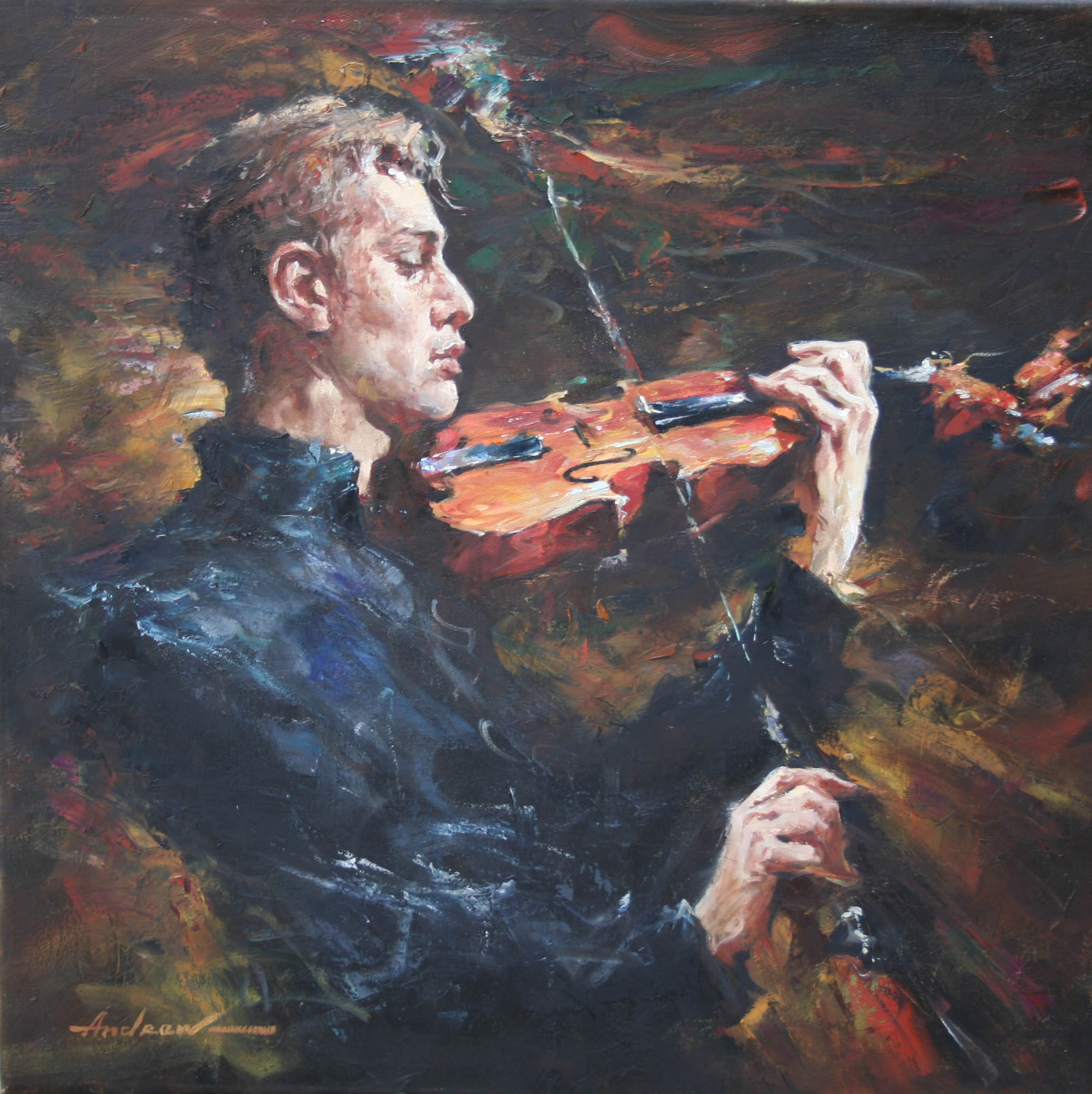 Original Painting, Classical Expression by Andrew Atroshenko