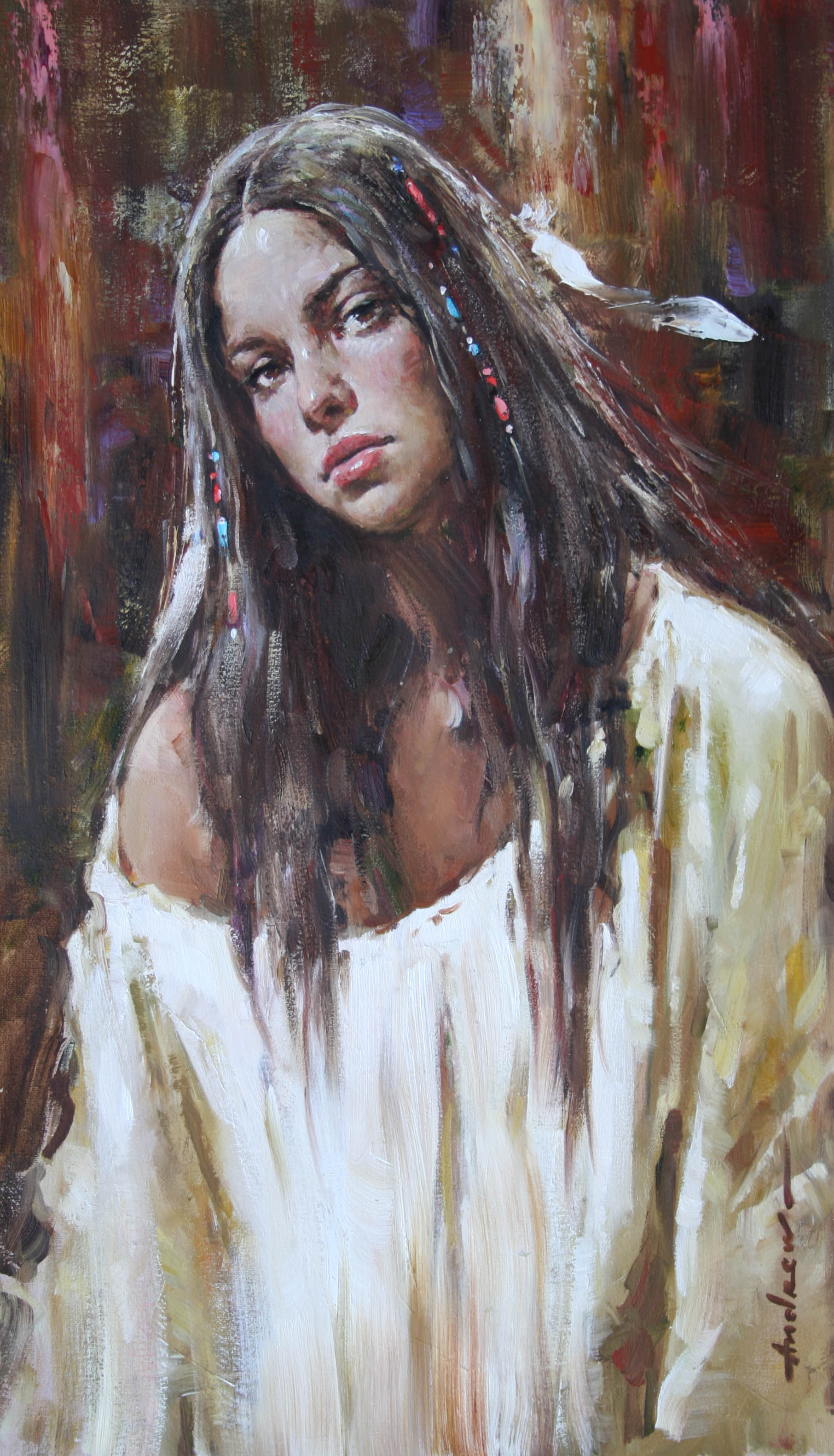 Original Painting, Nature by Andrew Atroshenko