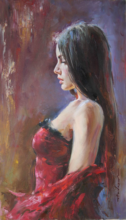 Original Painting, Reflecting Emotions by Andrew Atroshenko