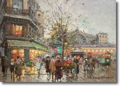 Original Painting, Chateleine by Antoine Blanchard