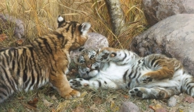 Original Painting, Happy Hour by Carl Brenders