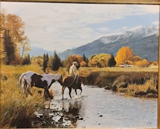 Original Painting, Heading Home By John Bye