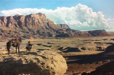 Original Painting, Cloud Watching over the Kaibab Plateau by John Bye