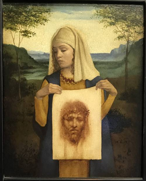 St. Veronica, Original Painting by James Christensen