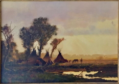 Original Painting, Sunset by Michael Coleman