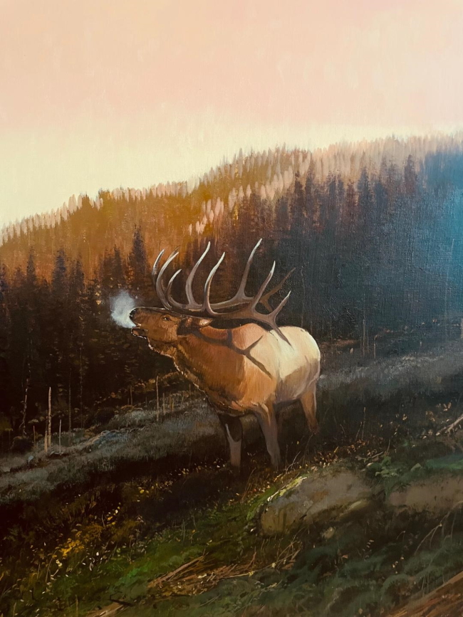 Original Painting, In His Prime by Nicholas Coleman