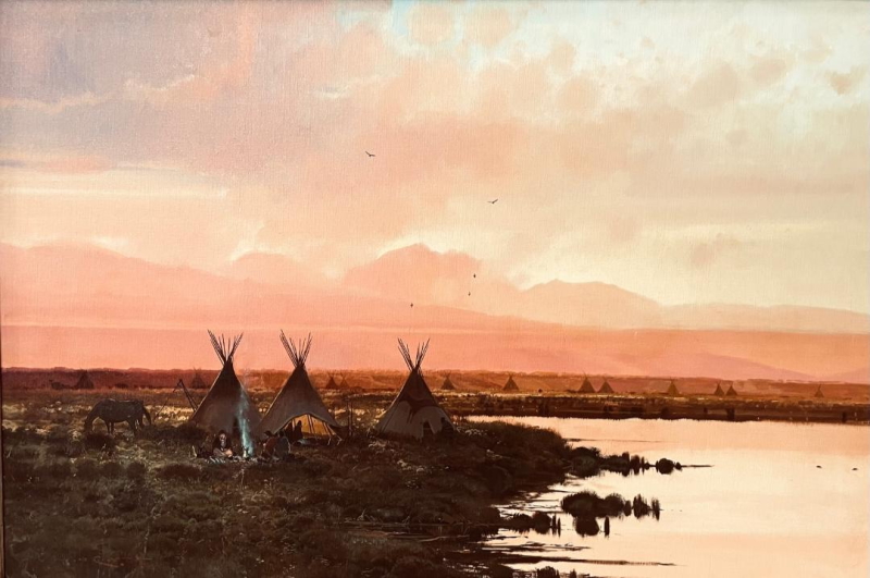 Original Painting, Water's Edge by Nicholas Coleman