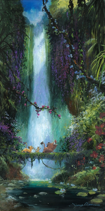 Hakuna Matata Original Painting by James Coleman