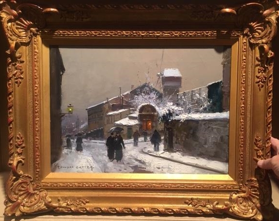 Original Painting, Moulon Galette by Edouard Cortes