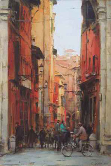 The Bicyclist by Dimitri Danish by Dimitri Danish