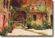 Backyard in Rome by Dimitri Danish