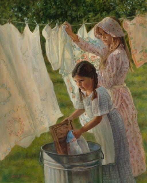 Clothesline by Judee Dickinson