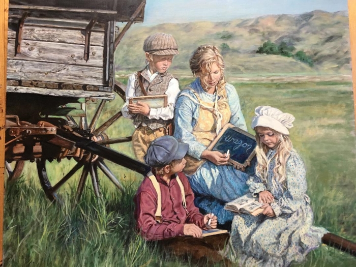 Prairie Schoolhouse by Judee Dickinson