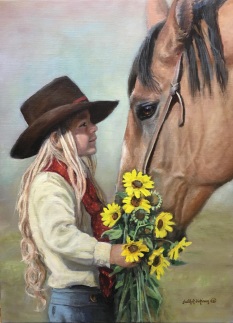 Original Painting, Love at First Sight by Judee Dickinson