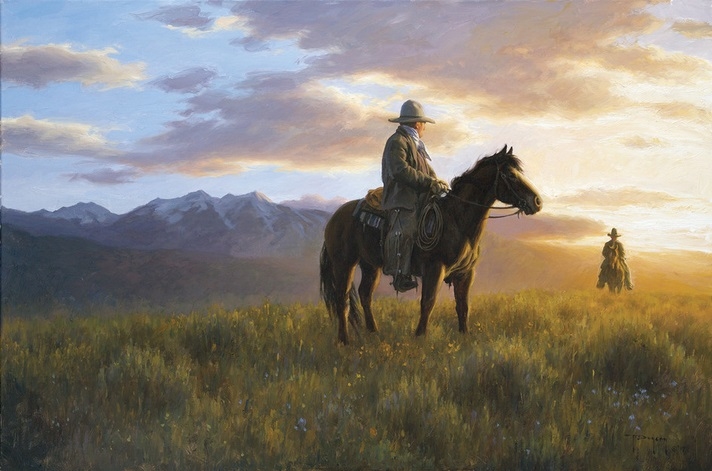 Original painting Sunrise Rendezvous by Robert Duncan