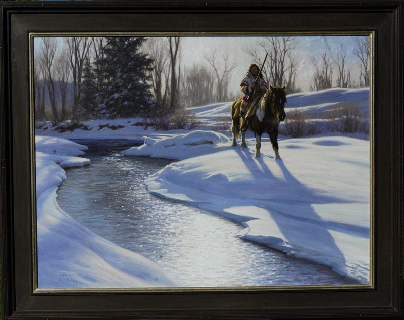 Original painting Winter's Light by Robert Duncan