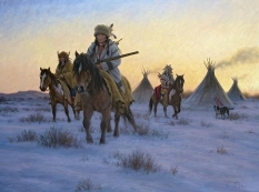 Original Painting, To Find the Buffalo by Robert Duncan