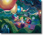 Mad Hatter's Tea Part, an Original Painting by Harrison Ellenshaw