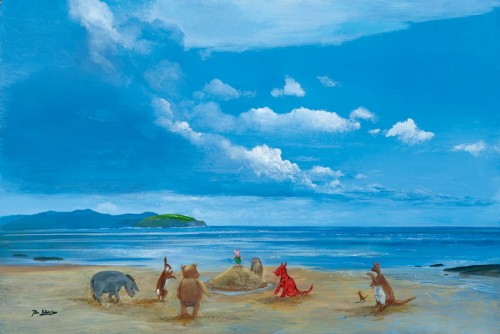 Pooh and Friends at the Seaside by Peter Ellenshaw