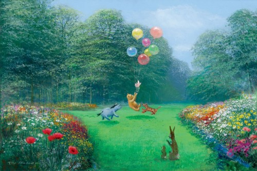 Rescuing Piglet by Peter Ellenshaw