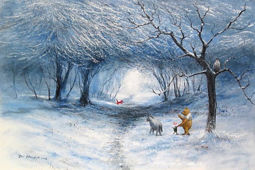 Winter Walk by Peter Ellenshaw