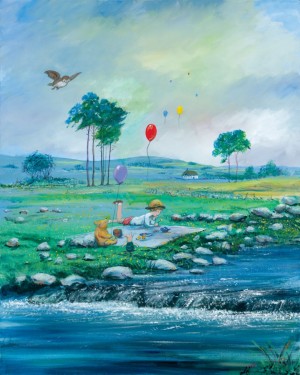 Original Painting, Spring by Peter & Harrison Ellenshaw