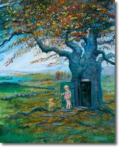 Original Painting, Fall by Peter & Harrison Ellenshaw