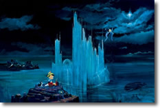 Original Painting, The Blue Castle by Peter & Harrison Ellenshaw