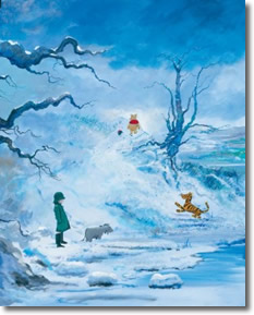 Original Painting, Winter by Peter & Harrison Ellenshaw