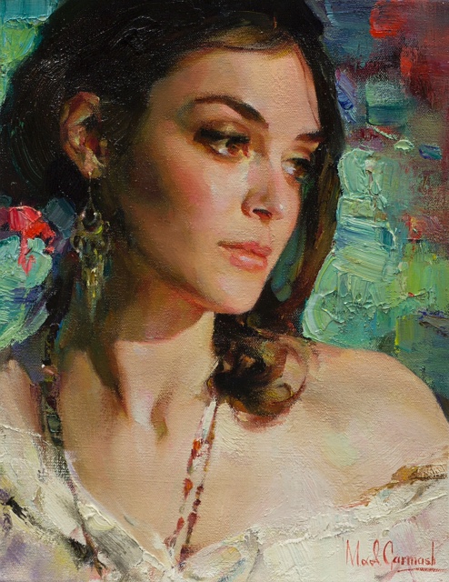 Original Painting, Bella Senorita by Michael & Inessa Garmash