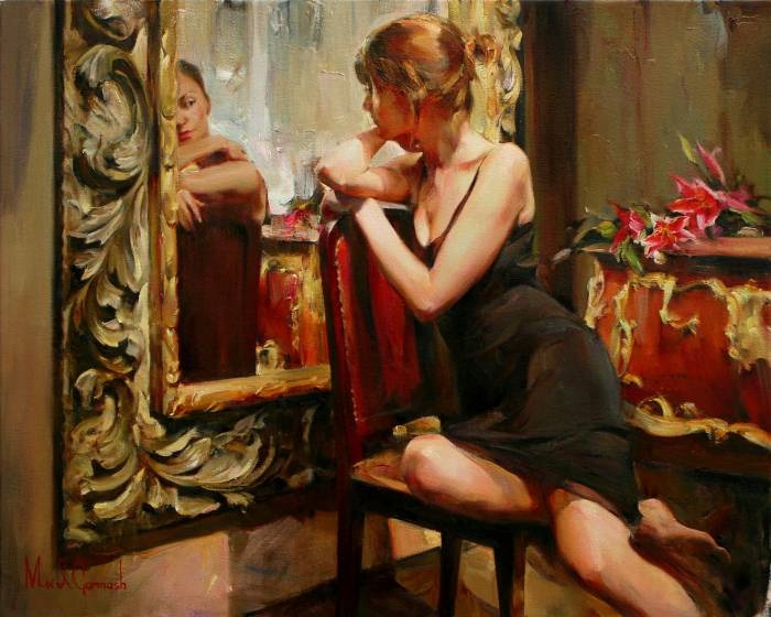 Original Painting, Dialogue by Michael & Inessa Garmash