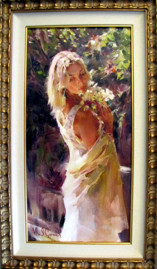 Original Painting, Garden Memories by Michael & Inessa Garmash