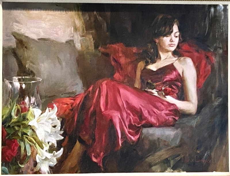 Original Painting, After the Opera by Michael & Inessa Garmash