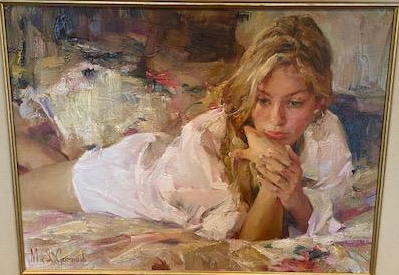 Original Painting, Awaiting Title by Michael & Inessa Garmash