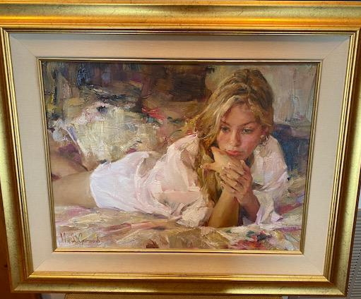 Original Painting, Awaiting Title by Michael & Inessa Garmash