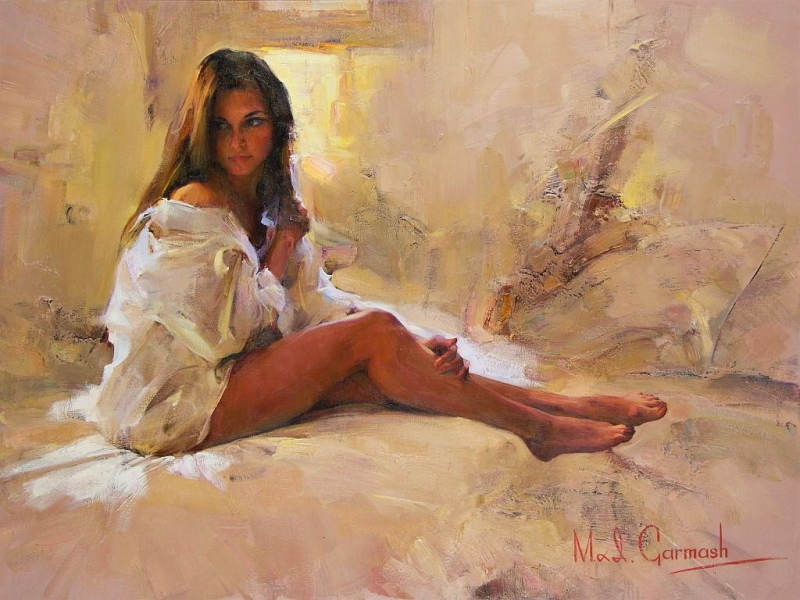 Original Painting, Shades of Feelings by Michael & Inessa Garmash