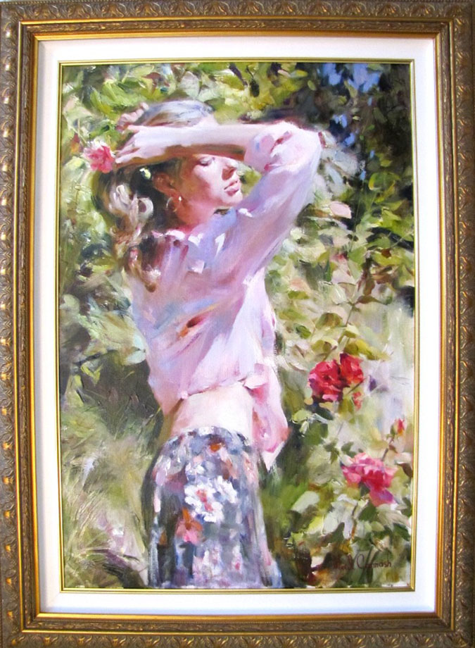 Original Painting, Morning Sun by Michael & Inessa Garmash