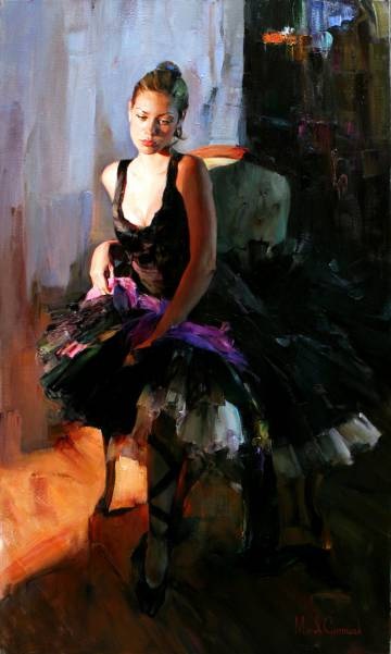 Michael And Inessa Garmash Original Painting Prima Ballerina Assoluta