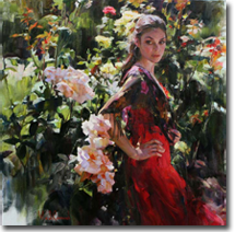 Original Painting, Beauty by Michael & Inessa Garmash