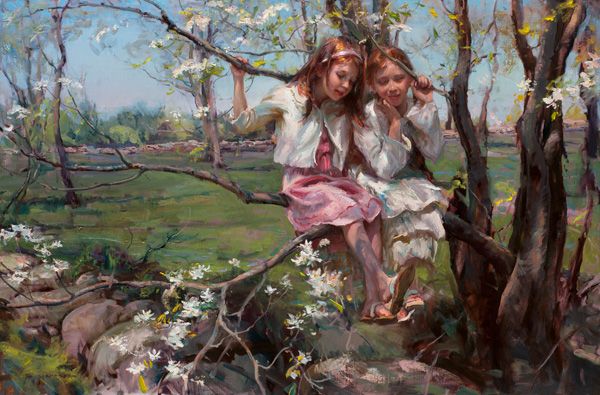 Original Painting, All Things New by Daniel F. Gerhartz