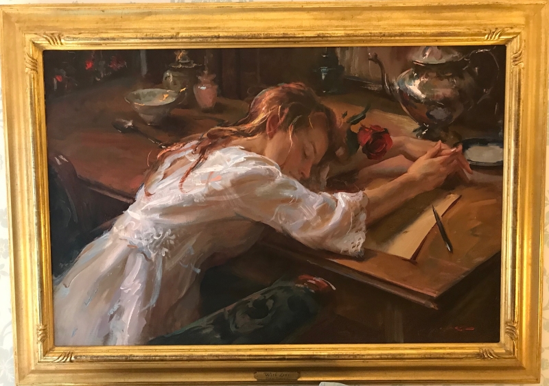 Original Painting, With Love by Daniel F. Gerhartz