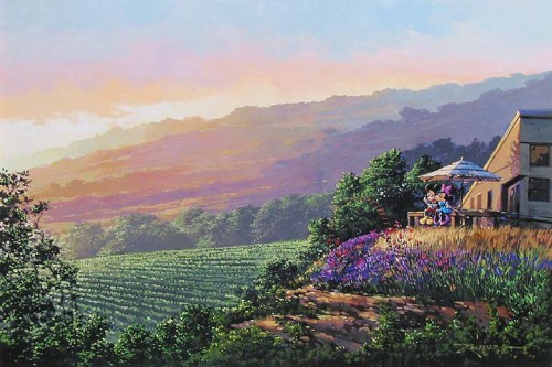 Together at the Vineyard by Rodel Gonzalez