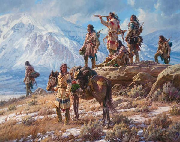 Apsaalooke Foot Soldiers  by Martin Grelle