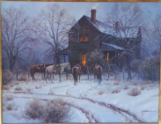 Original Painting, Gonna Get Colder by Martin Grelle
